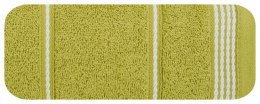 Ręcznik z bordiurą MIRA 30x50 cm kolor oliwkowy