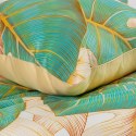 Komplet pościeli z satyny bawełnianej NELLY 220x200 cm kolor beżowy