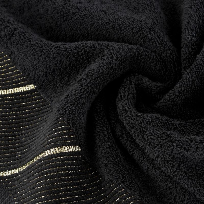 Ręcznik bawełniany EVITA 70x140 cm kolor czarny
