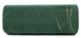 Ręcznik bawełniany METALIC 30x50 cm kolor butelkowy zielony