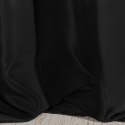 Zasłona z jednobarwnej, gładkiej tkaniny ADORE 140x250 cm kolor czarny