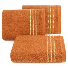 Ręcznik frotte FIORE 30x50 cm kolor pomarańczowy