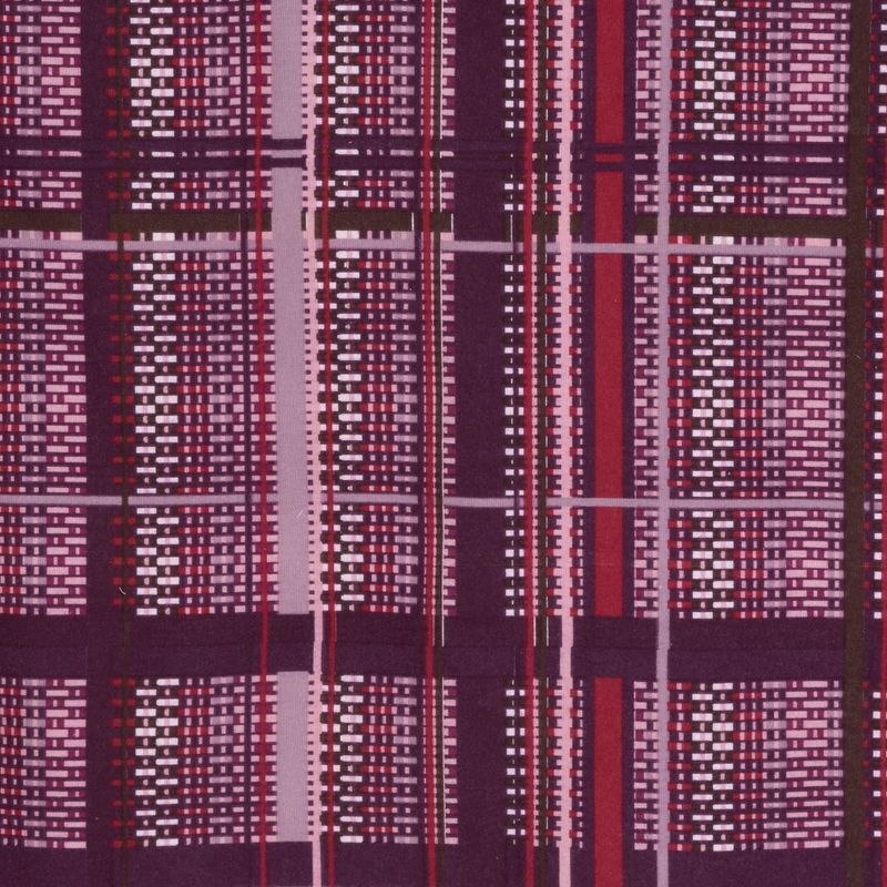 Komplet pościeli flanelowej AVINION 220x200 cm kolor fioletowy