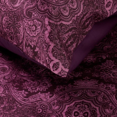 Komplet pościeli z makosatyny AVINION 220x200 cm kolor fioletowy