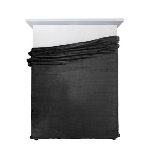 Ciepły i puchaty koc CINDY 220x200 cm kolor czarny