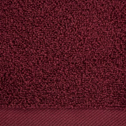 Ręcznik frotte GŁADKI2 70x140 cm kolor bordowy