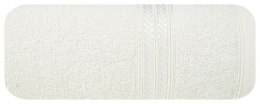 Ręcznik z żakardową bordiurą LORI 50x90 cm kolor kremowy