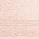 Ręcznik z żakardową bordiurą LORI 50x90 cm kolor różowy