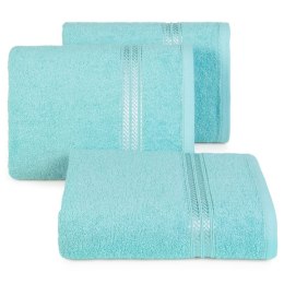 Ręcznik z żakardową bordiurą LORI 50x90 cm kolor niebieski