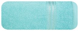 Ręcznik z żakardową bordiurą LORI 70x140 cm kolor niebieski