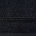 Ręcznik z żakardową bordiurą LORI 70x140 cm kolor czarny