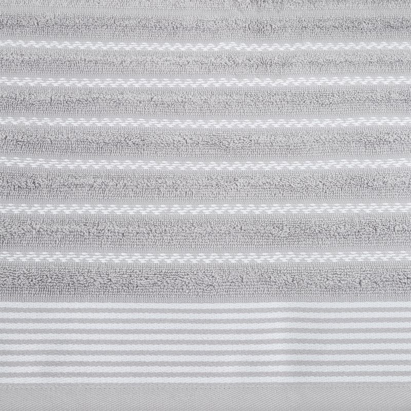 Ręcznik bawełniany LEO 70x140 cm kolor srebrny
