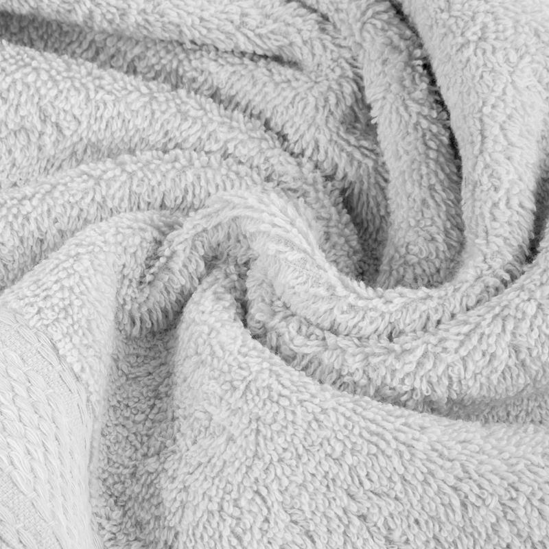 Ręcznik z ozdobną bordiurą ALTEA 100x150 cm kolor srebrny