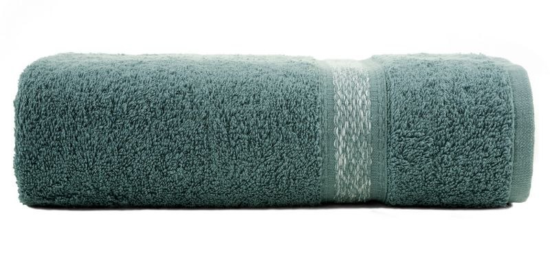 Ręcznik z ozdobną bordiurą ALTEA 100x150 cm kolor miętowy