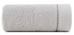 Ręcznik bawełniany DAISY 30x50 cm kolor srebrny