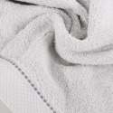 Ręcznik bawełniany DAISY 50x90 cm kolor srebrny