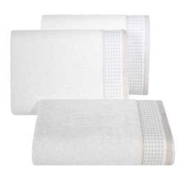 Ręcznik frotte LUNA 70x140 cm kolor biały