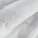 Komplet pościeli bawełnianej LANA 160x200 cm kolor biały