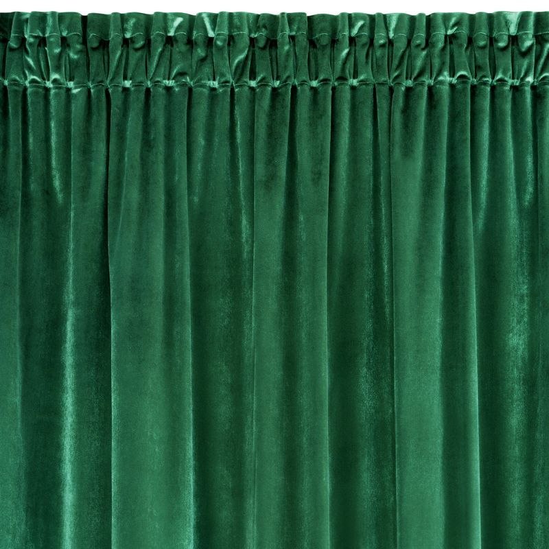 Zasłona gotowa na taśmie SAMANTA 140x270 cm kolor zielony