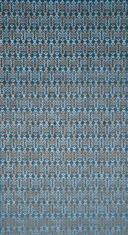 Zasłona gotowa LAURA 140x250 cm kolor niebieski