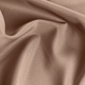 Zasłona z jednobarwnej, gładkiej tkaniny ADORE 140x250 cm kolor jasnobrązowy