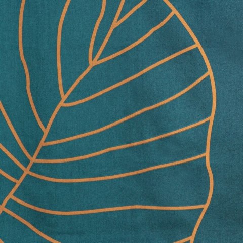 Komplet pościeli z makosatyny LILI 220x200 cm kolor turkusowy