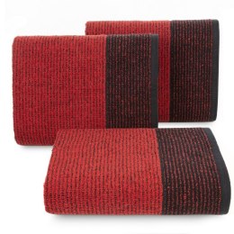 Ręcznik bawełniany LEON 70x140 cm kolor czarny