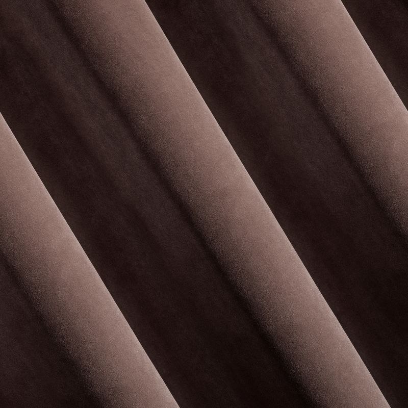 Zasłona gotowa na taśmie KRISTI 140x270 cm kolor brązowy Zasłona gotowa na taśmie KRISTI 140x270 cm kolor brązowy