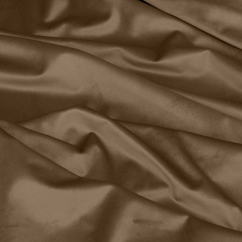Zasłona gotowa na taśmie SIBEL 140x270 cm kolor brązowy
