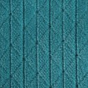 Ciepły i puchaty koc CINDY 220x200 cm kolor turkusowy