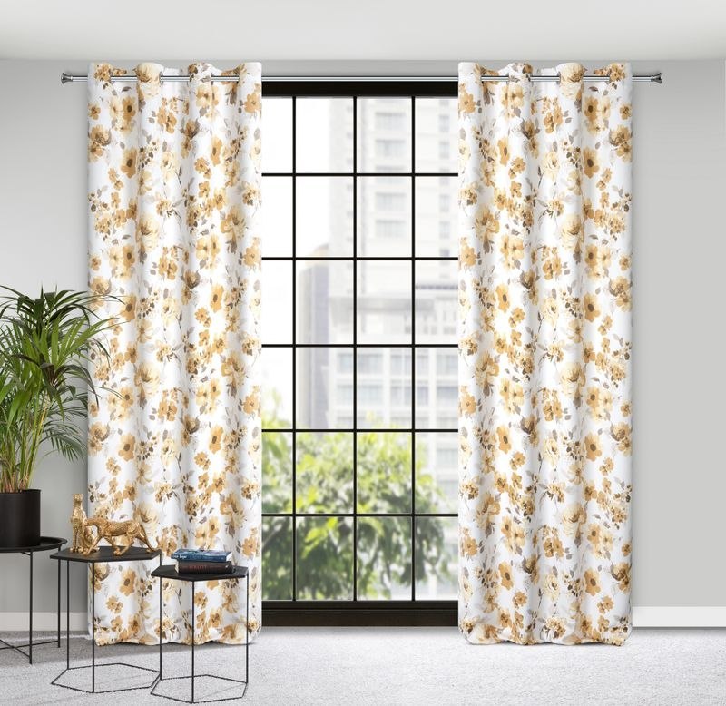 Zasłona gotowa CAREN 140x250 cm kolor biały Zasłona gotowa CAREN 140x250 cm kolor biały
