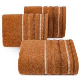 Ręcznik bawełniany LIVIA 70x140 cm kolor ceglany
