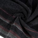 Ręcznik frotte POLA 30x50 cm kolor czarny