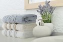 Ręcznik bawełniany SELENA 50x90 cm kolor srebrny