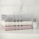 Ręcznik bawełniany MADI 70x140 cm kolor srebrny