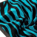 Ręcznik bawełniany ZEBRA 50x90 cm kolor czarny