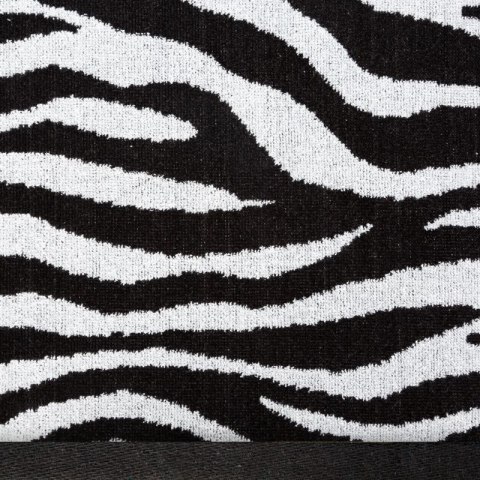 Ręcznik bawełniany ZEBRA 70x140 cm kolor czarny