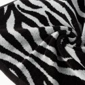 Ręcznik bawełniany ZEBRA 70x140 cm kolor czarny