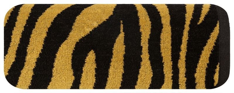 Ręcznik bawełniany ZEBRA 70x140 cm kolor czarny