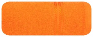 Ręcznik z żakardową bordiurą LORI 50x90 cm kolor pomarańczowy